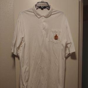 Classic Polo Ralph Lauren White Polo Crest Shirt L